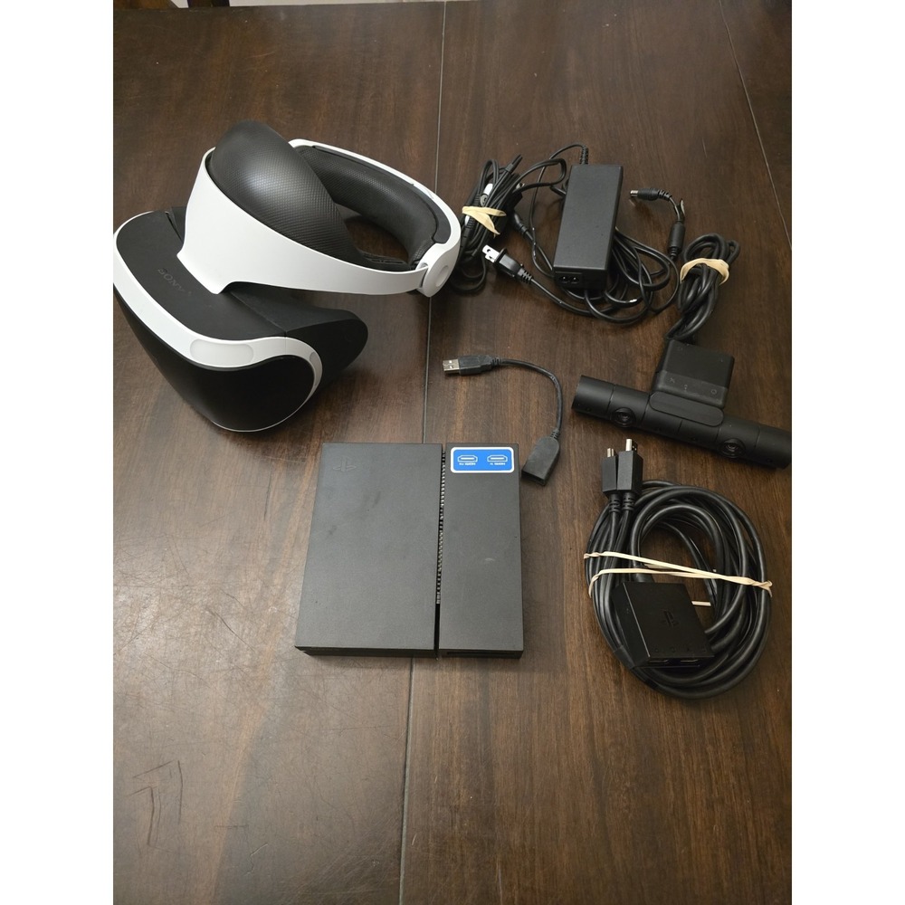 Sony PS VR PSVR PlayStation CUH-ZVR1 Console Set Headset Tested Working from JPN
